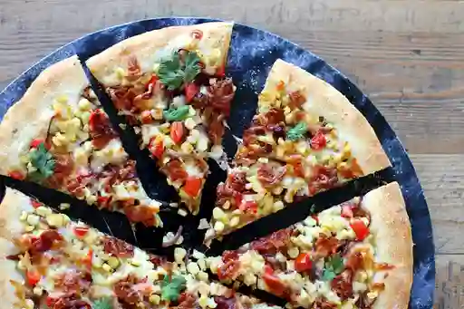 Pizza Mediana Maiz Tocineta 8 P.