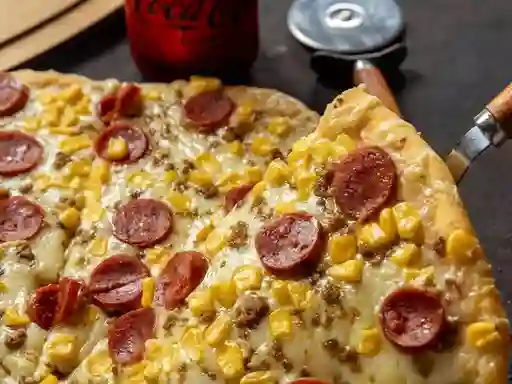 2 Pizzas Personales Maiz Tocineta Colombiana 1.5 L