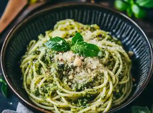 Pasta con Pesto y Pistacho