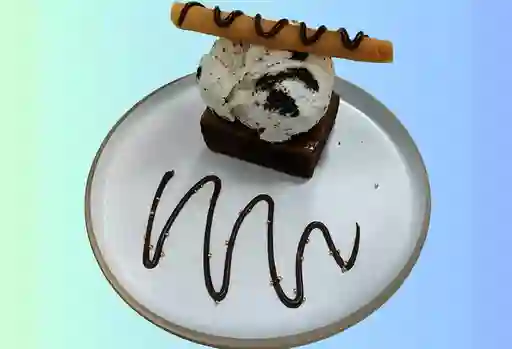 Brownie con Helado
