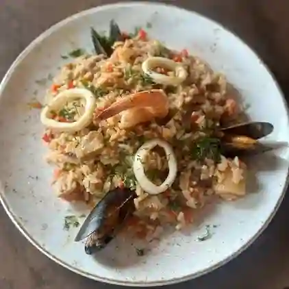 Arroz Caldoso de Mariscos