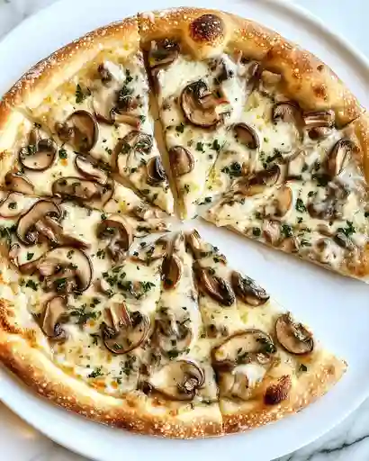 Pizza Pollo con Champiñones