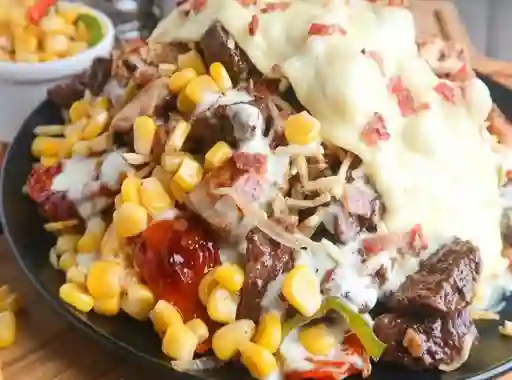 Mazorcas Desgranadas con Pollo y Salchicha
