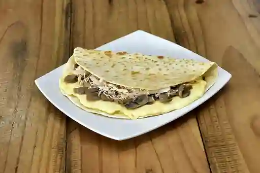 Quesadilla de Pollo y Champiñones