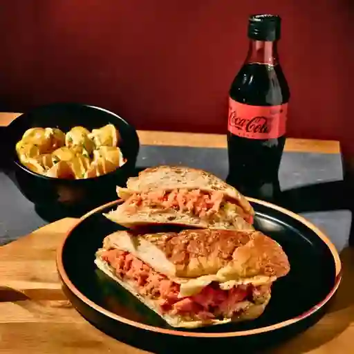 Combo Sandwich de Salmón