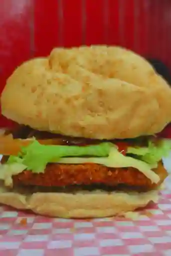 Hamburguesas Pollo Apanado