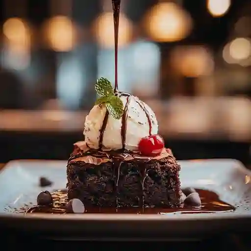 Crepe Brownie con Helado