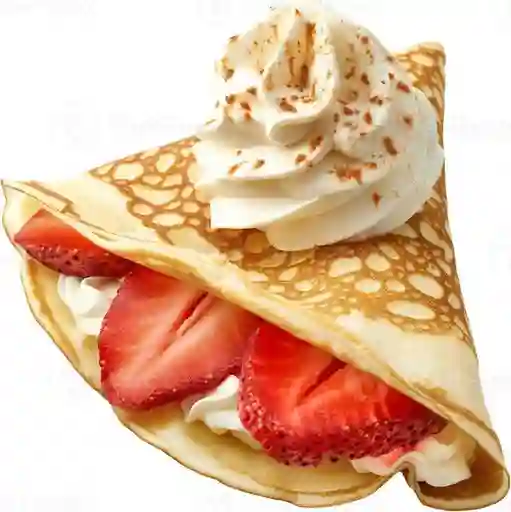 Crepa Fresas con Crema