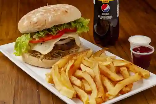 2 Hamburguesas Sencillas en Combo