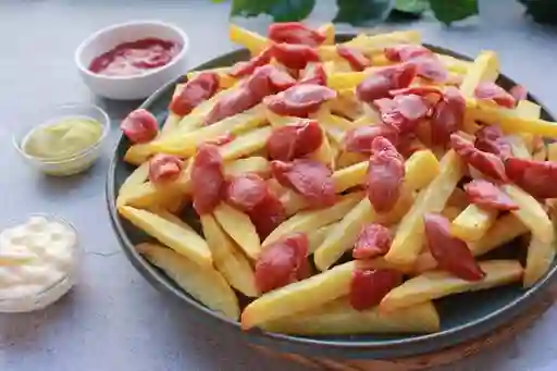 Salchipapas Sencilla