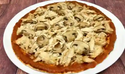 Pizza Pollo-Champiñones