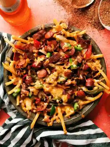 Salchipapa Especial