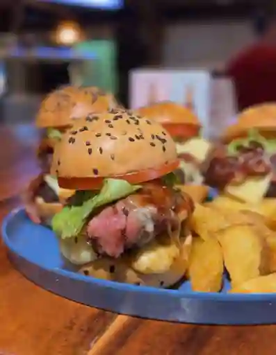 Burgers Junior Doble Carne X 4