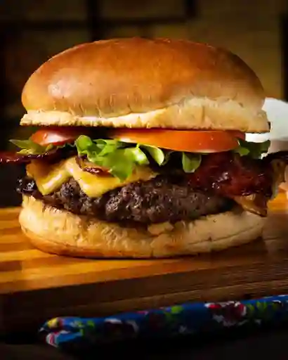 Hamburguesa Carbón Sencilla