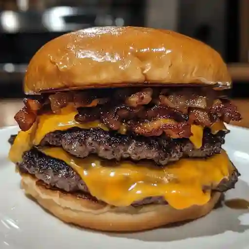 Hamburguesa Carbón De Pollo