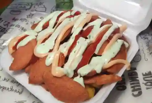 Salchipapa Sencilla