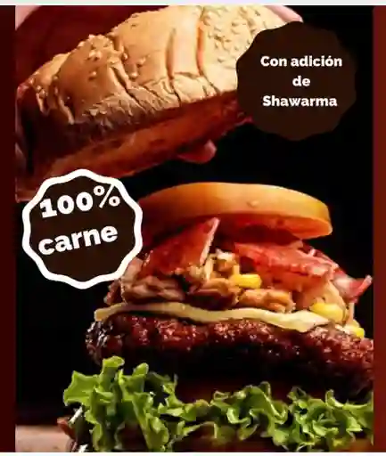 Hamburguesa Adicion Shawarma
