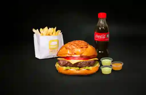 Hamburguesa Porción Sencilla en Combo