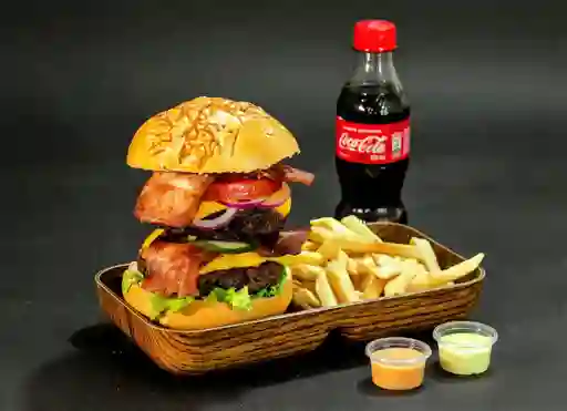 Hamburguesa Media Libra en Combo