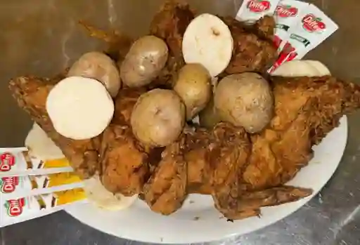 Pollo Entero Apanado