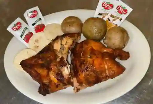 Medio Pollo Asado