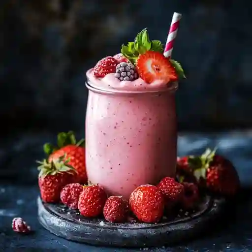 Smoothie Fresa, Mora, Agraz