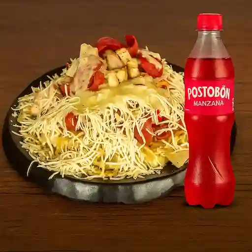 Arepa Picada Ranchi Pollo y Gaseosa 400 ml