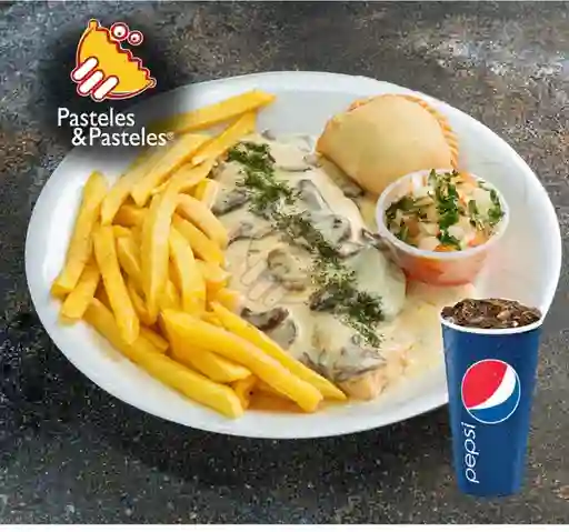Robalo Champiñones