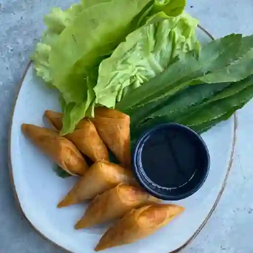 Samosas de Cangrejo y Camarón