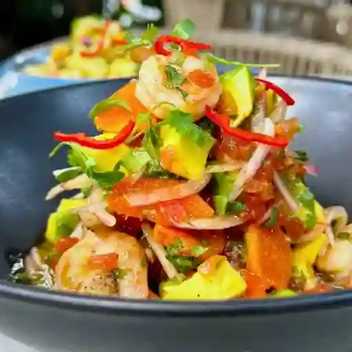 Ceviche Mixto con Chontaduro