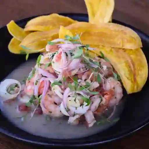 Ceviche Mixto con Palmito