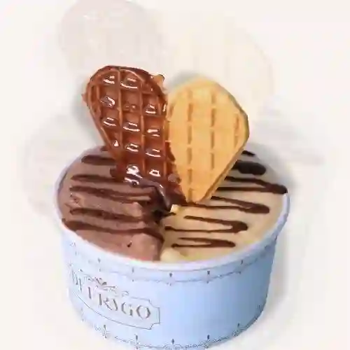 Vaso Gelato 2 Sabor