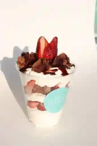 Brownie con Fresas