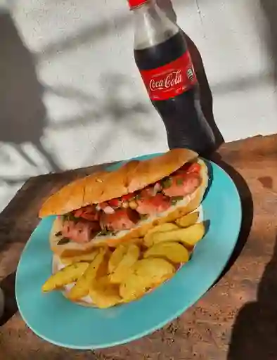 Combo Choripán Provoleta Cebolla Papas Gaseosa