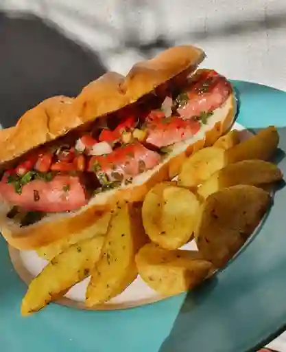 Combo Choripan Criollo Papas a la Francesa