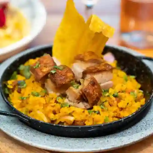 Paella Chicharrón