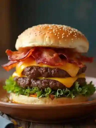 Hamburguesa Bacon Doble Carne