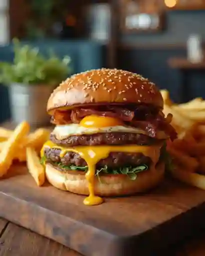 Hamburguesa Doble Carne Especial