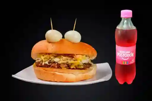 Combo 2 Hamburguesa Super Gaseosa 400 ml