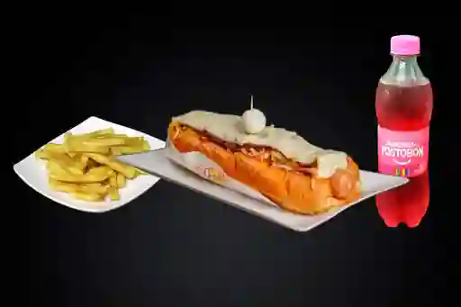 Combo 6 Perro Super Papas Gaseosa 400 ml
