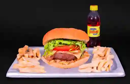 Hamburguesa de Pollo en Combo