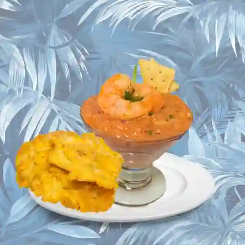 Ceviche Tradicional 12Oz y Patacón