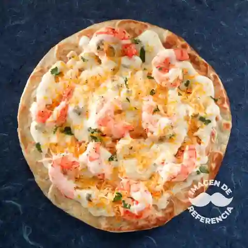 Pizzeta Pequeña con Camarón