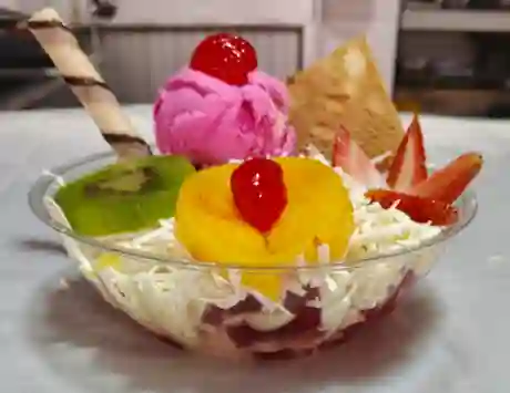 Gelatina con Helado