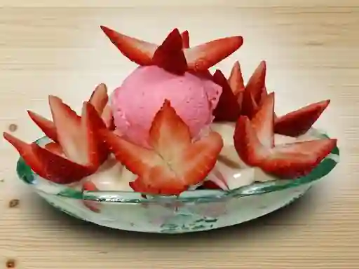 Fresas con Helado