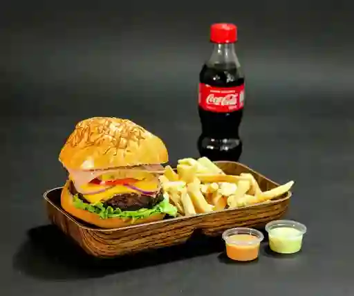 Hamburguesa Clásica en Combo