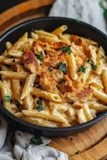 Pastas con Pollo