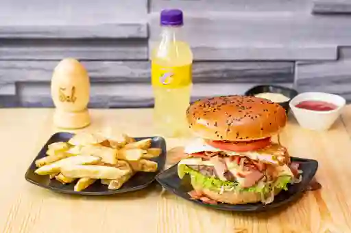 Combo Hamburguesa Bacana