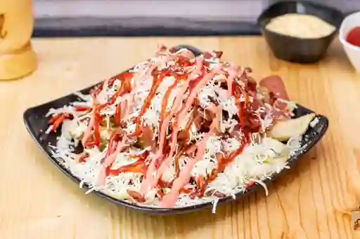 Salchipapas Especial