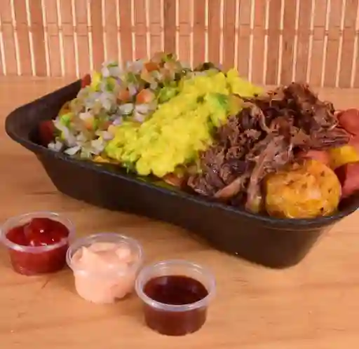 Salchipapa Mexicana